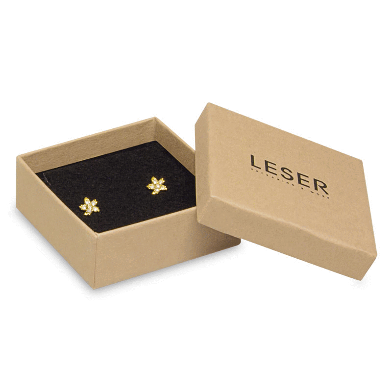 Cajas de joyería de cartón reciclado para colgantes - pendientes Cajas de joyería de cartón reciclado para colgantes - pendientes