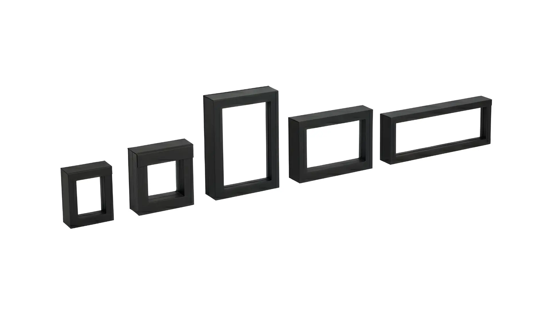 Varios formatos de Marcos flotantes