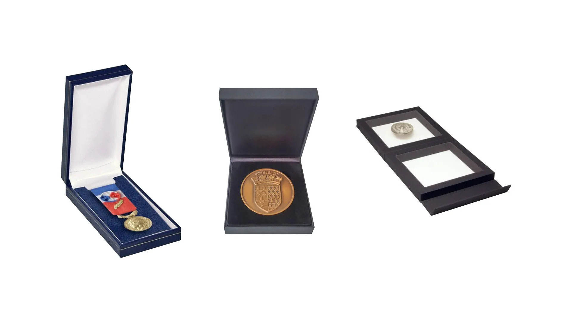 Embalaje para monedas,<br>medallas y medallones