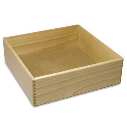 Bandejas de madera - 75 mm de altura