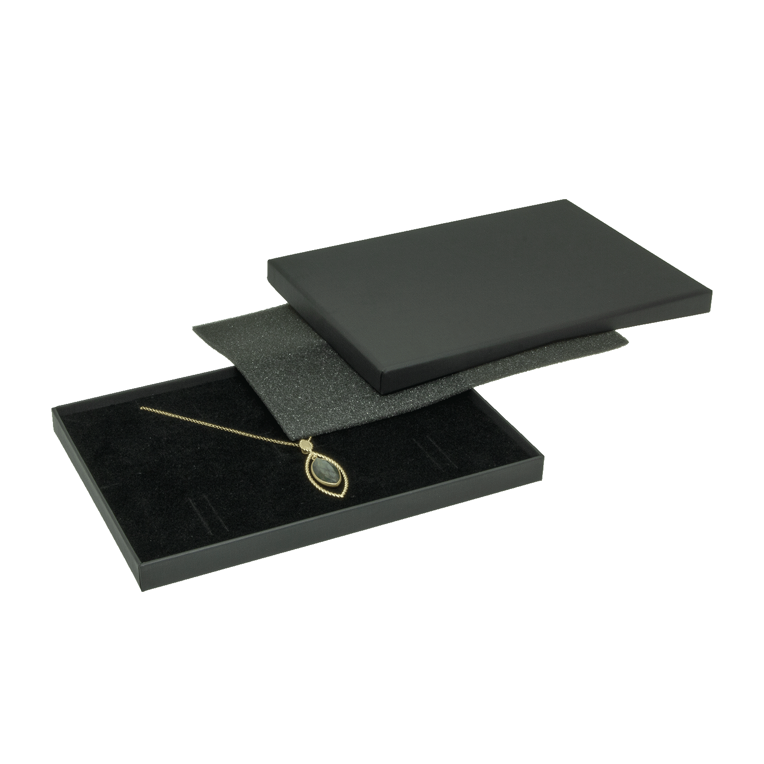 Cajas planas de cartón para collares
