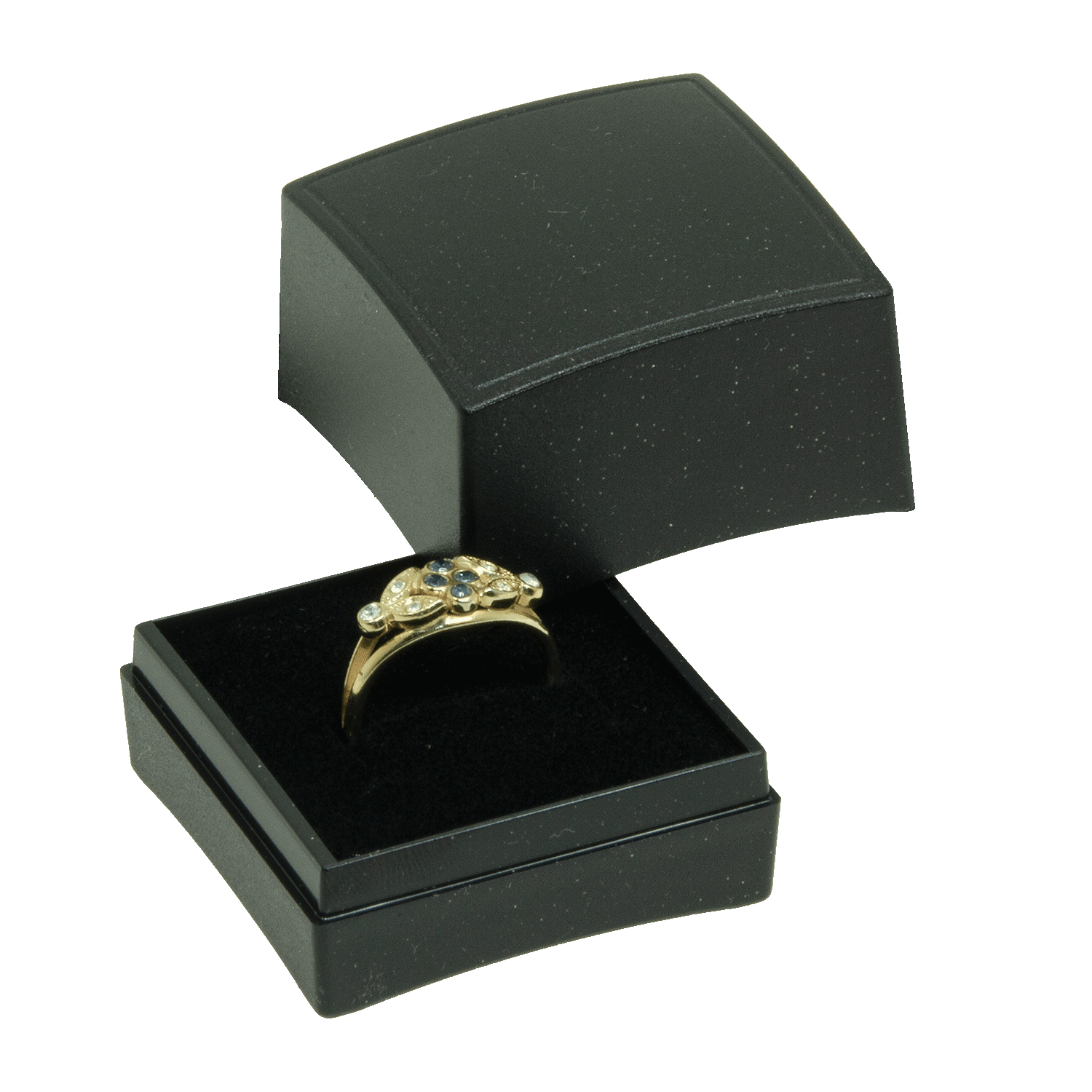 Cajas de plástico para anillos - alianzas - pendientes de botón