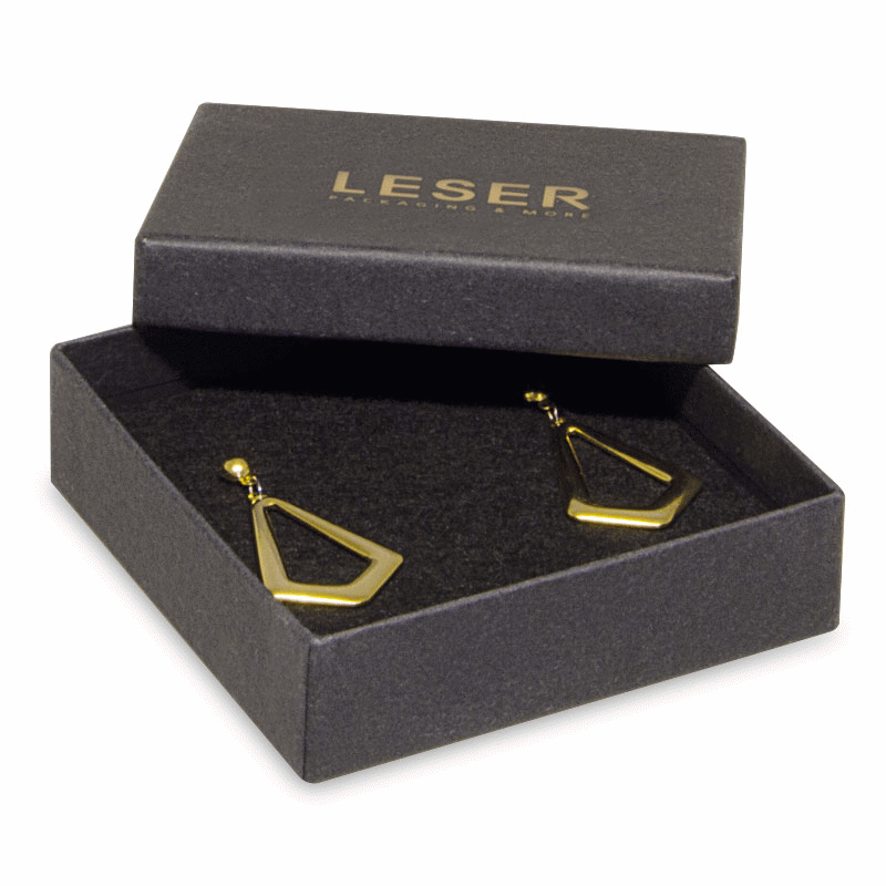 Cajas de joyería de cartón reciclado para colgantes - pendientes - pulseras Cajas de joyería de cartón reciclado para colgantes - pendientes - pulseras