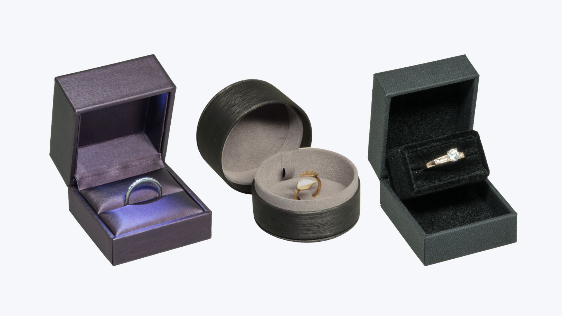 Nuestro embalaje de joyas para anillos de compromiso Nuestro embalaje de joyas para anillos de compromiso
