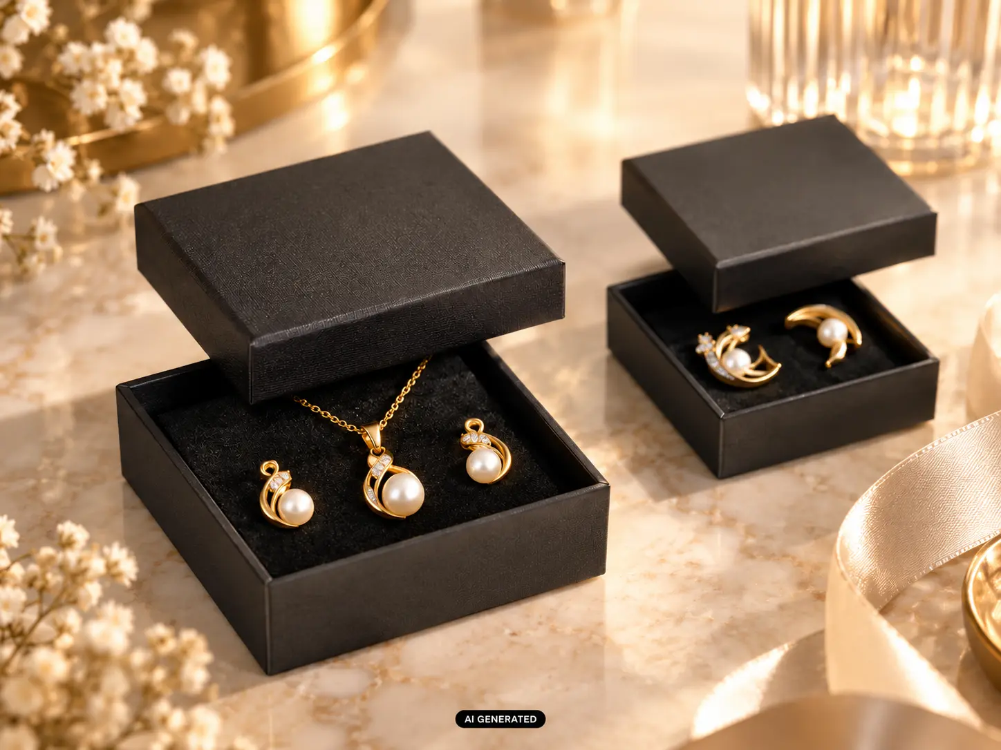Pendientes en conjunto: embalajes para más de una joya