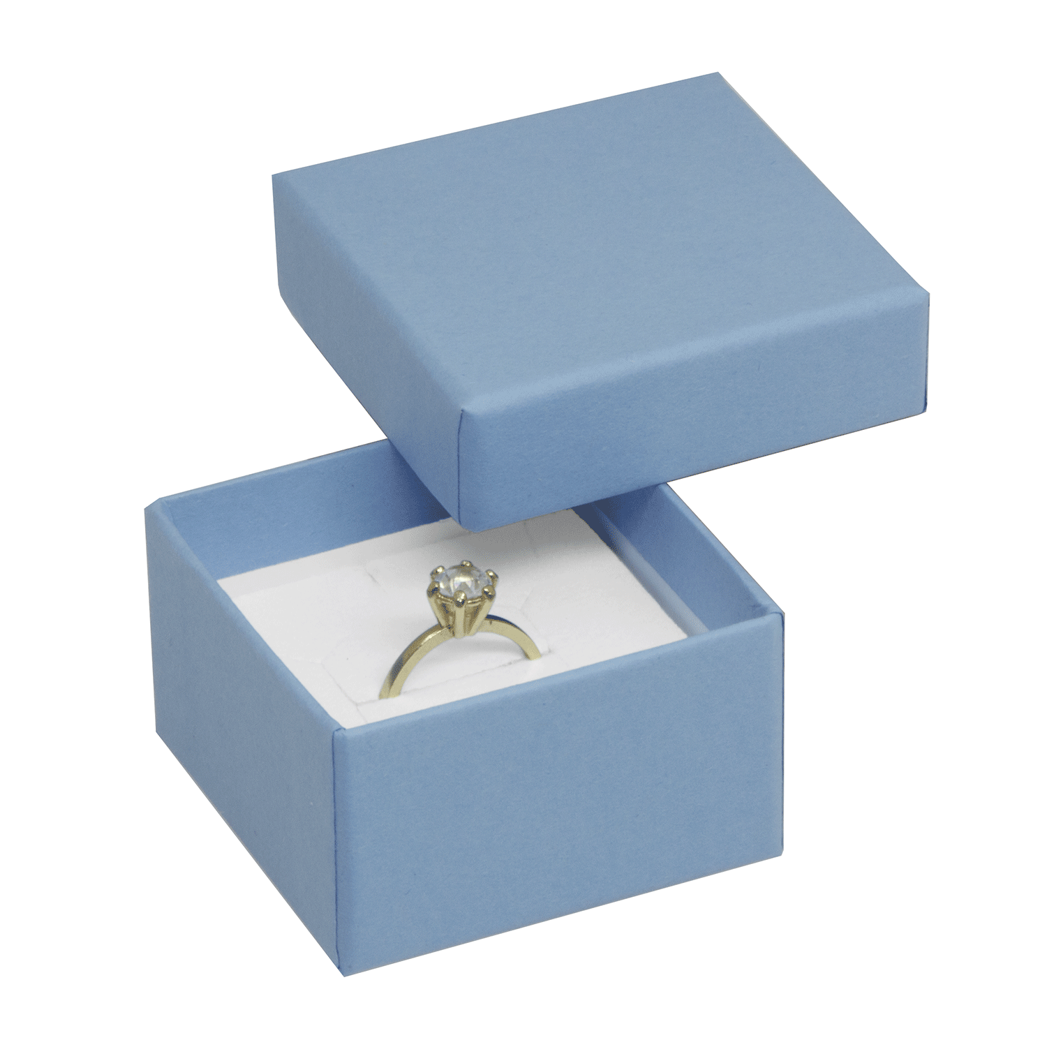 Cajas de cartón para anillos - alianzas - pendientes de botón