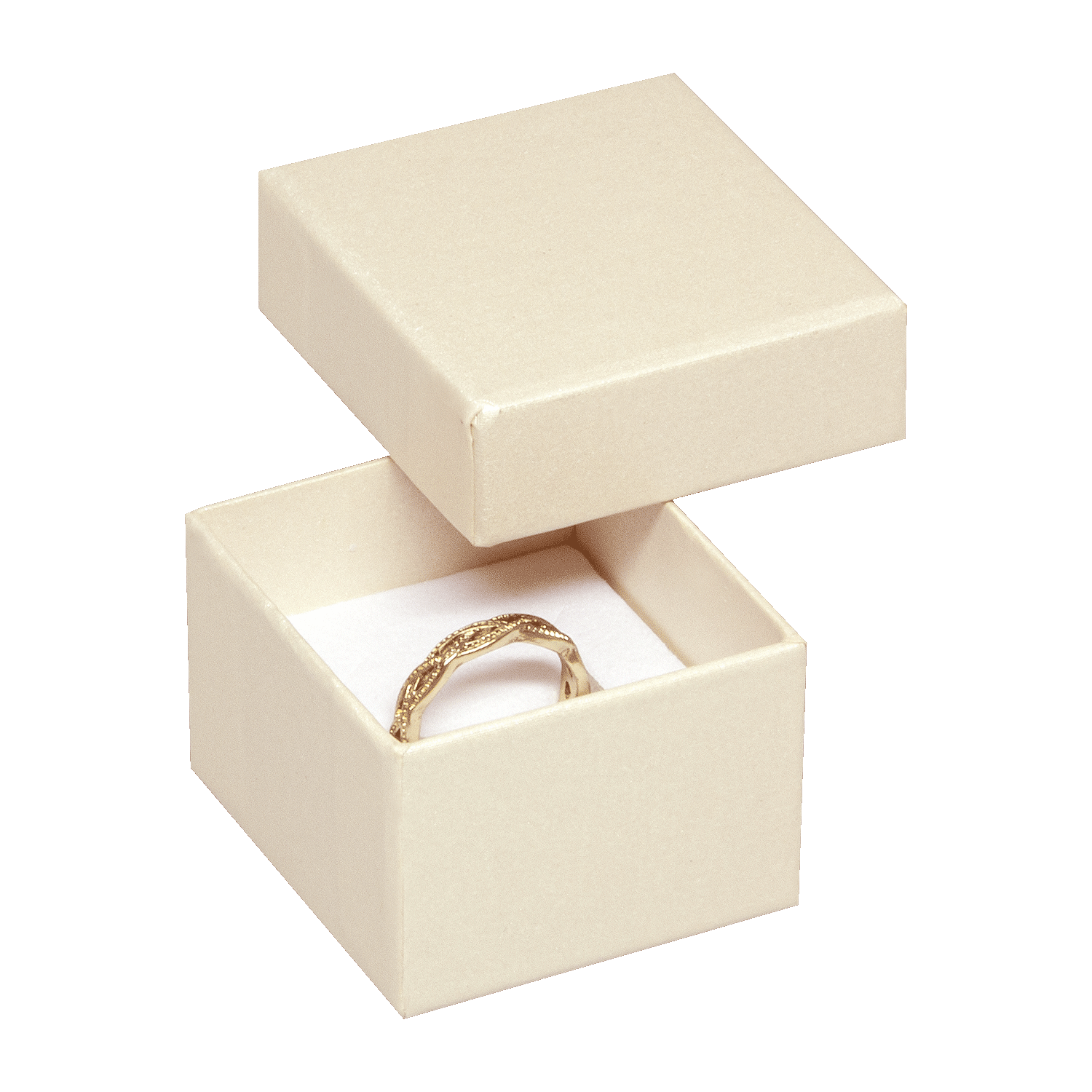 Cajas de cartón para anillos - alianzas - pendientes de botón