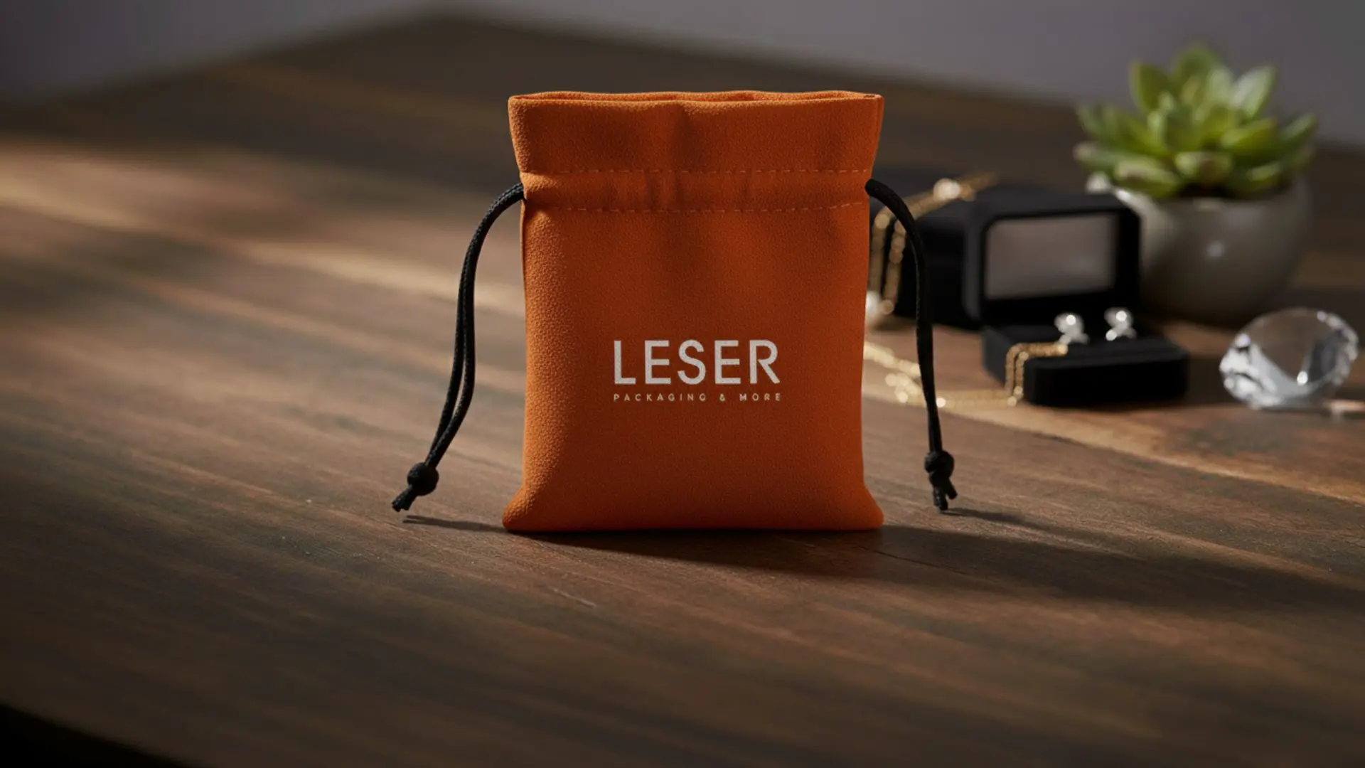 Bolsa para joyas con logotipo personalizado