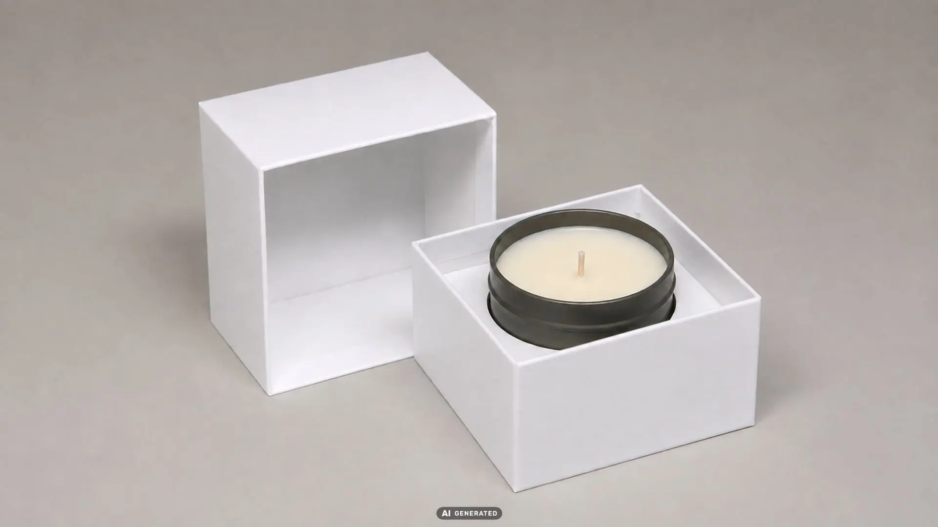 Cajas para velas y velas perfumadas