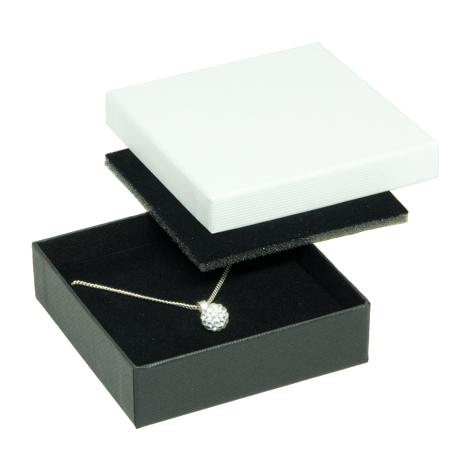 Cajas de joyería de cartón para colgantes - pendientes - set