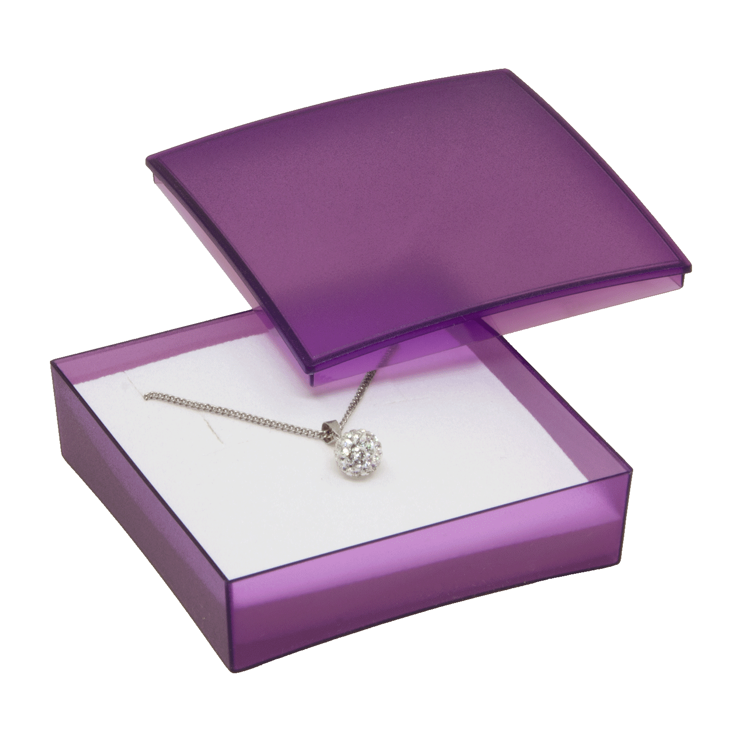 Cajas de joyería de plástico para colgantes - pendientes - set