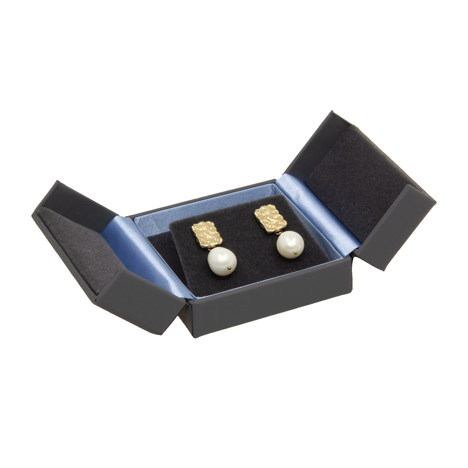 Estuches de doble puerta para pendientes