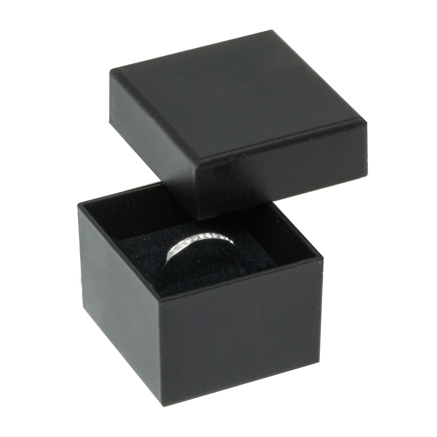 Cajas de bioplástico para anillos - alianzas - pendientes de botón
