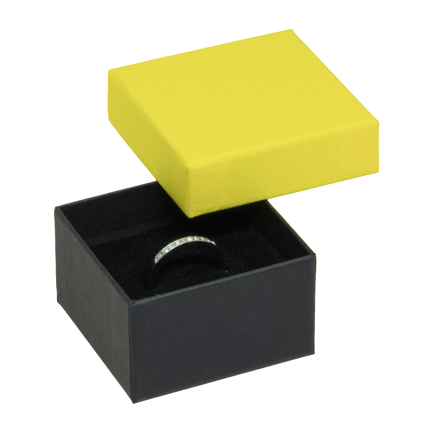 Gran cajas de dos colores hecha de cartón