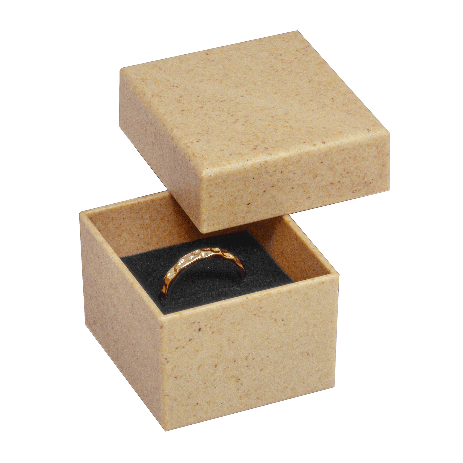 Cajas de bioplástico para anillos - alianzas - pendientes de botón Cajas de bioplástico para anillos - alianzas - pendientes de botón