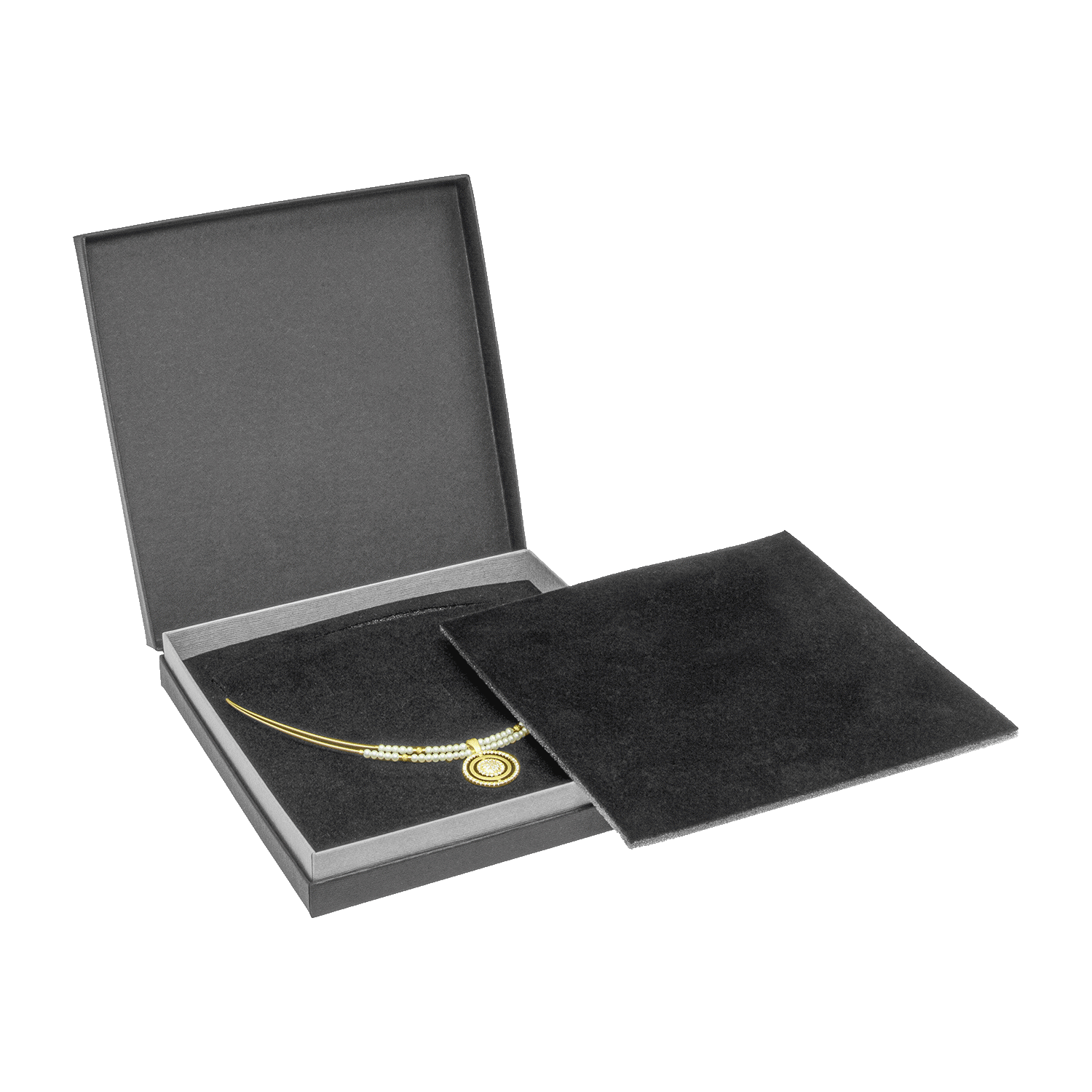 Cajas de cartón con bisagra para collares