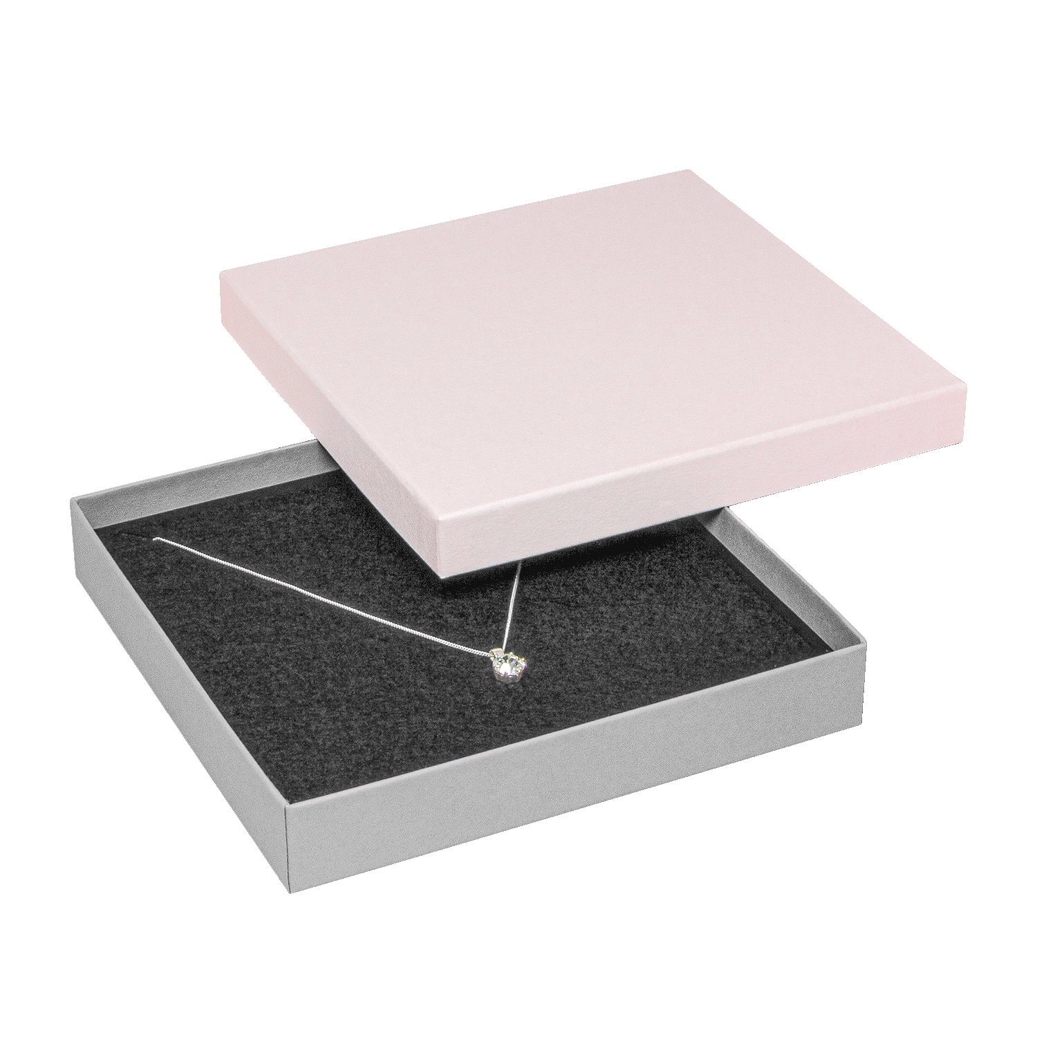 Cajas de joyería de cartón reciclado para collares