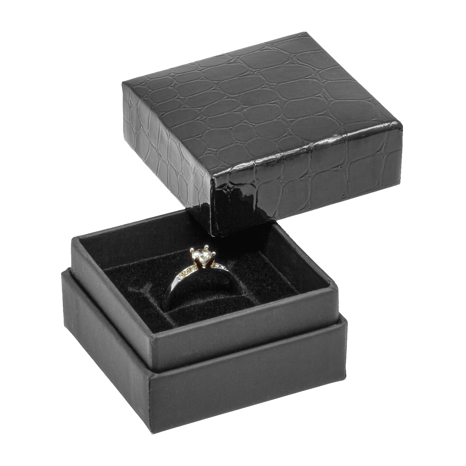 Cajas de cartón para anillos - alianzas - pendientes de botón