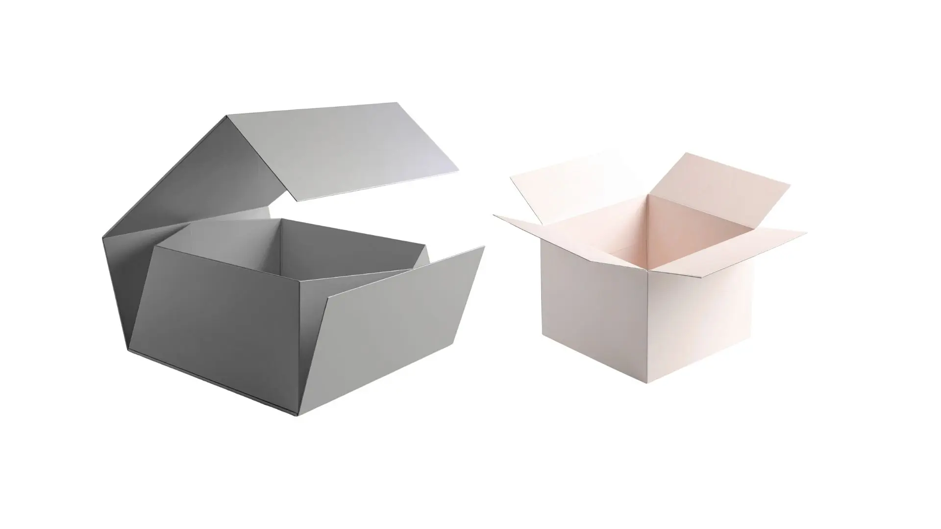 Caja plegable de alta gama frente a caja plegable básica: 5 diferencias