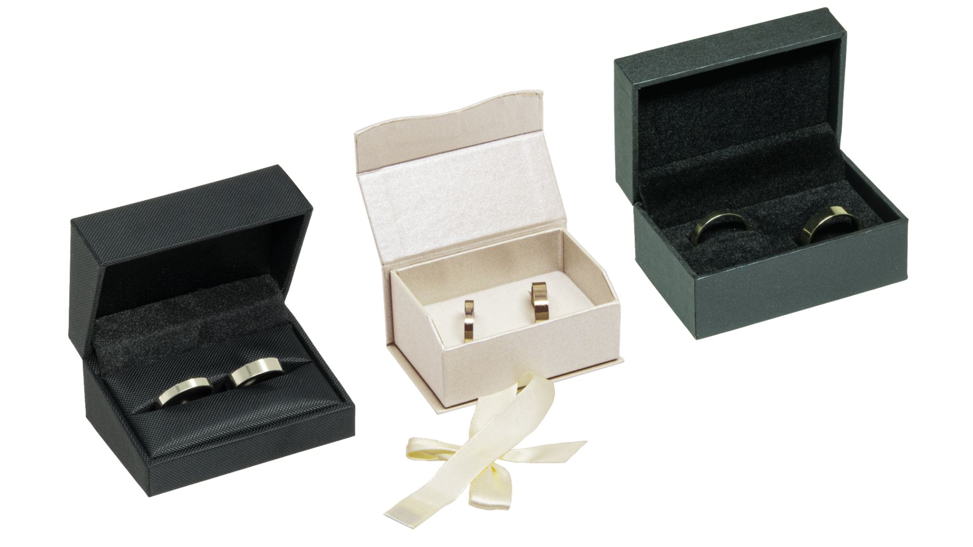 Nuestro embalaje de joyas para alianzas de boda Nuestro embalaje de joyas para alianzas de boda