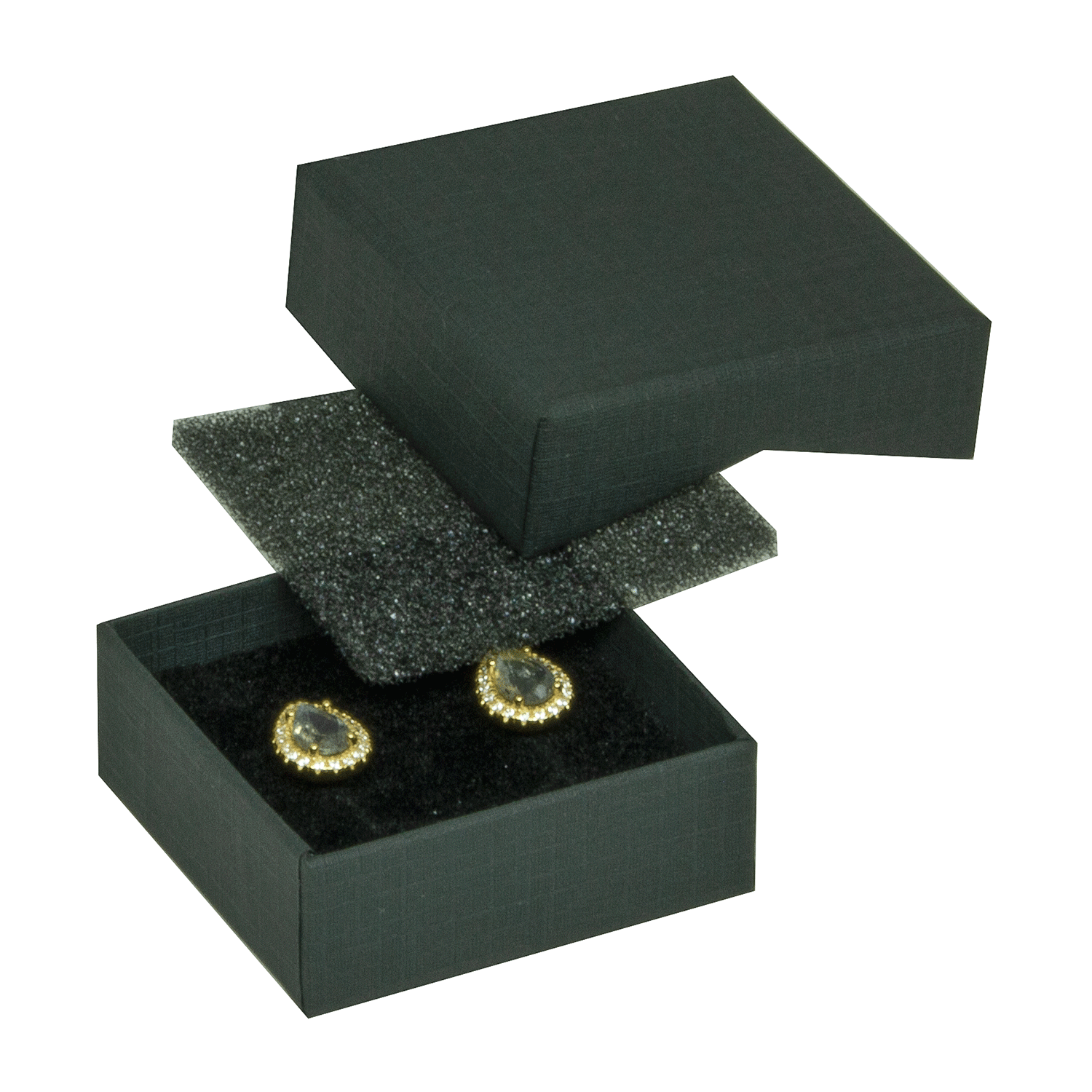Cajas de cartón planas para pendientes