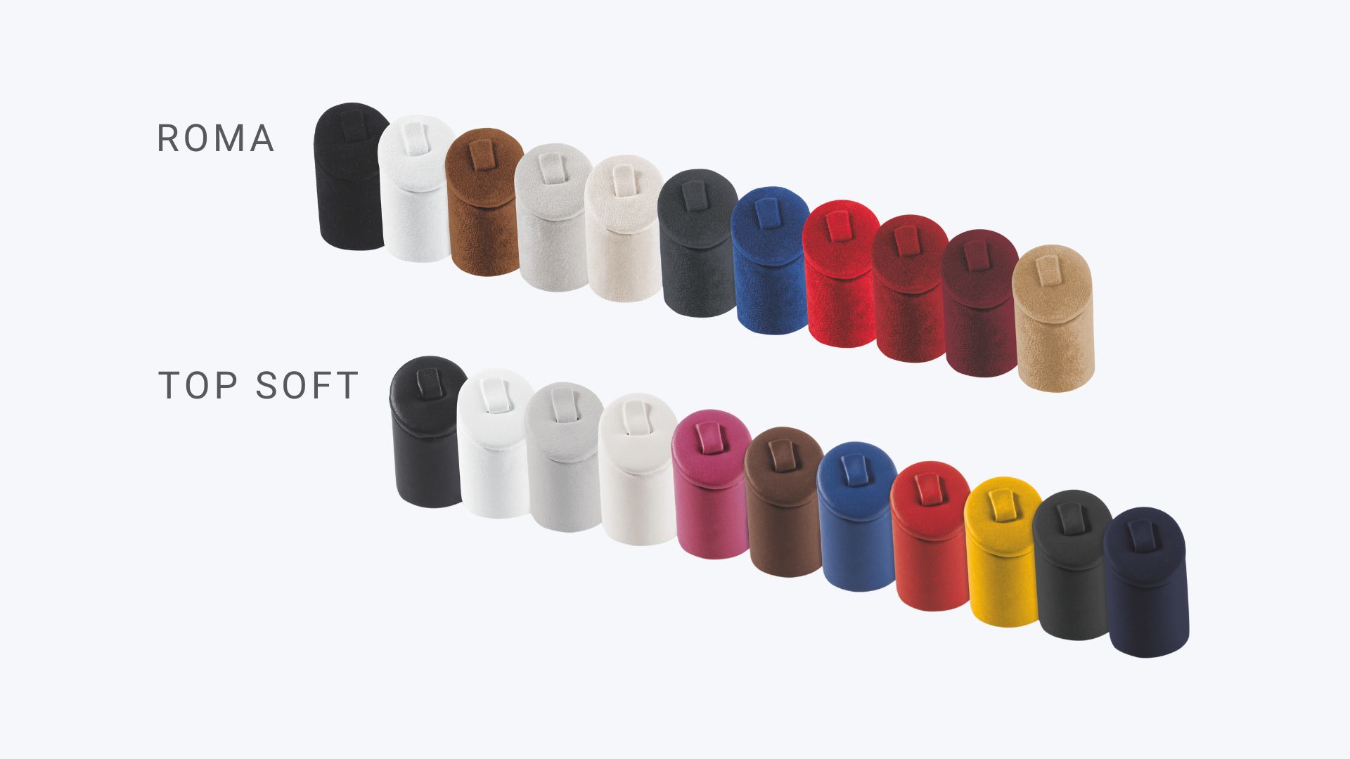 ROMA y TOP SOFT: variedad de colores para sus bustos joya ROMA y TOP SOFT: variedad de colores para sus bustos joya