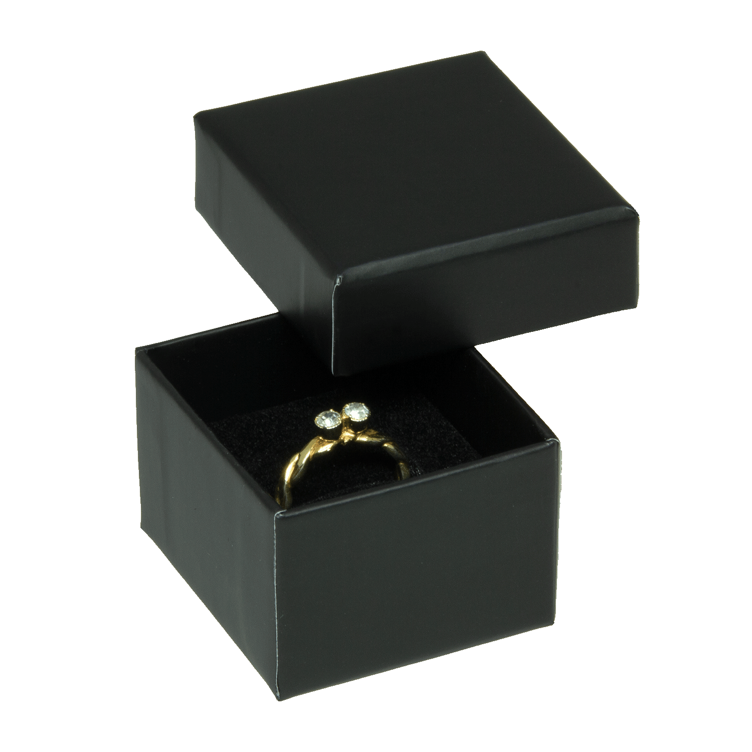 Cajas de cartón para anillos - alianzas - pendientes de botón
