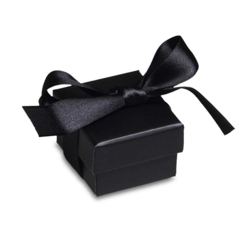 Cajas con lazo para anillos - alianzas - pendientes de botón
