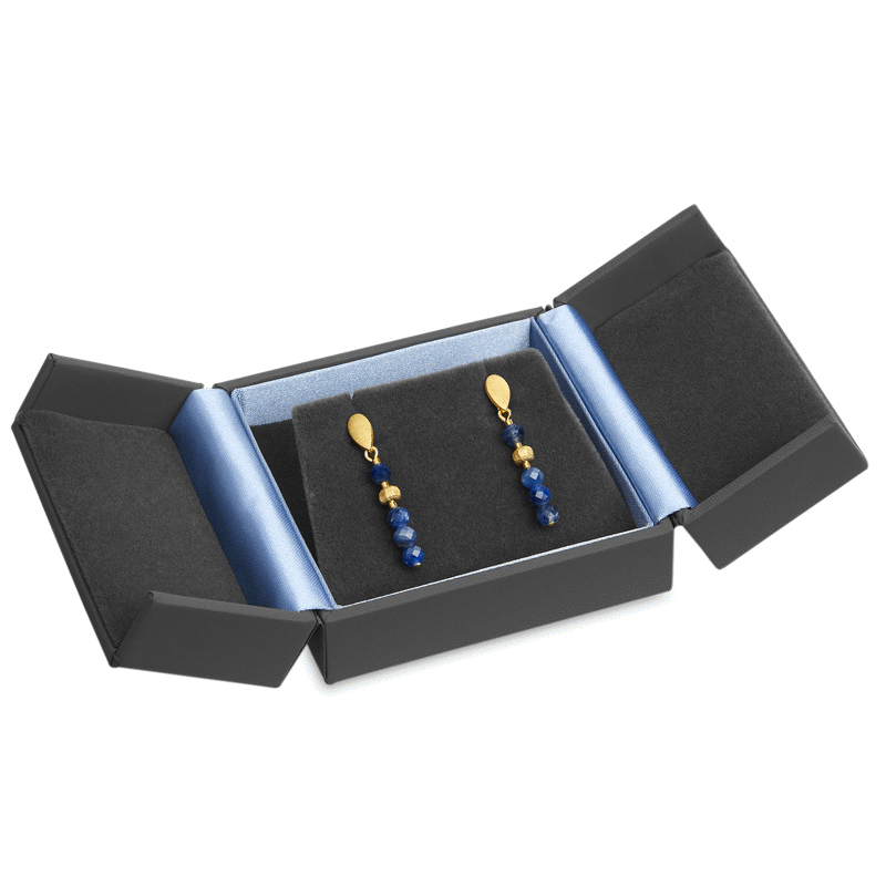 Estuches de doble puerta para pendientes