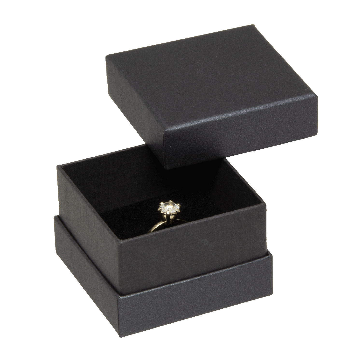 Cajas de joyería de cartón para anillos - alianzas - pendientes de botón