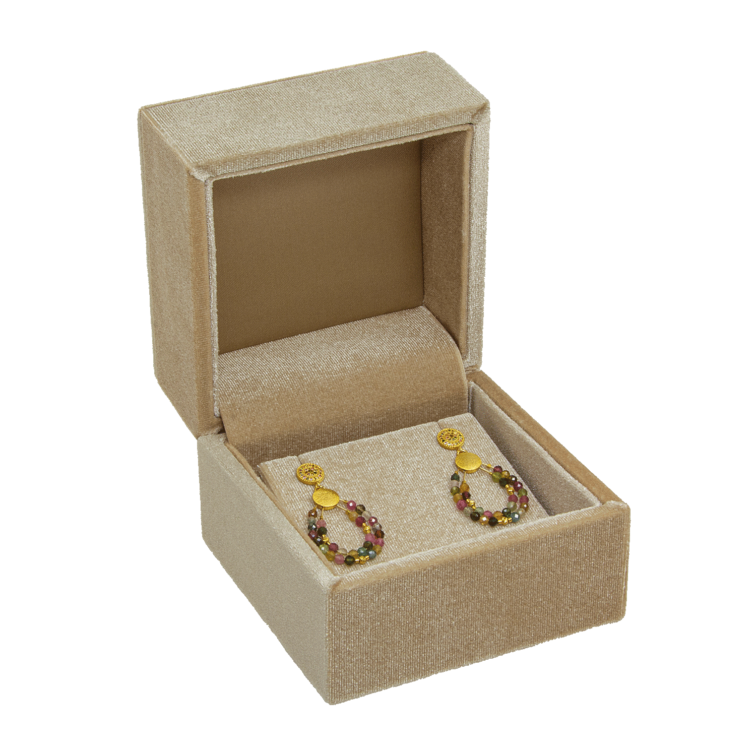 Estuches con funda de terciopelo para colgantes - pendientes - pulseras