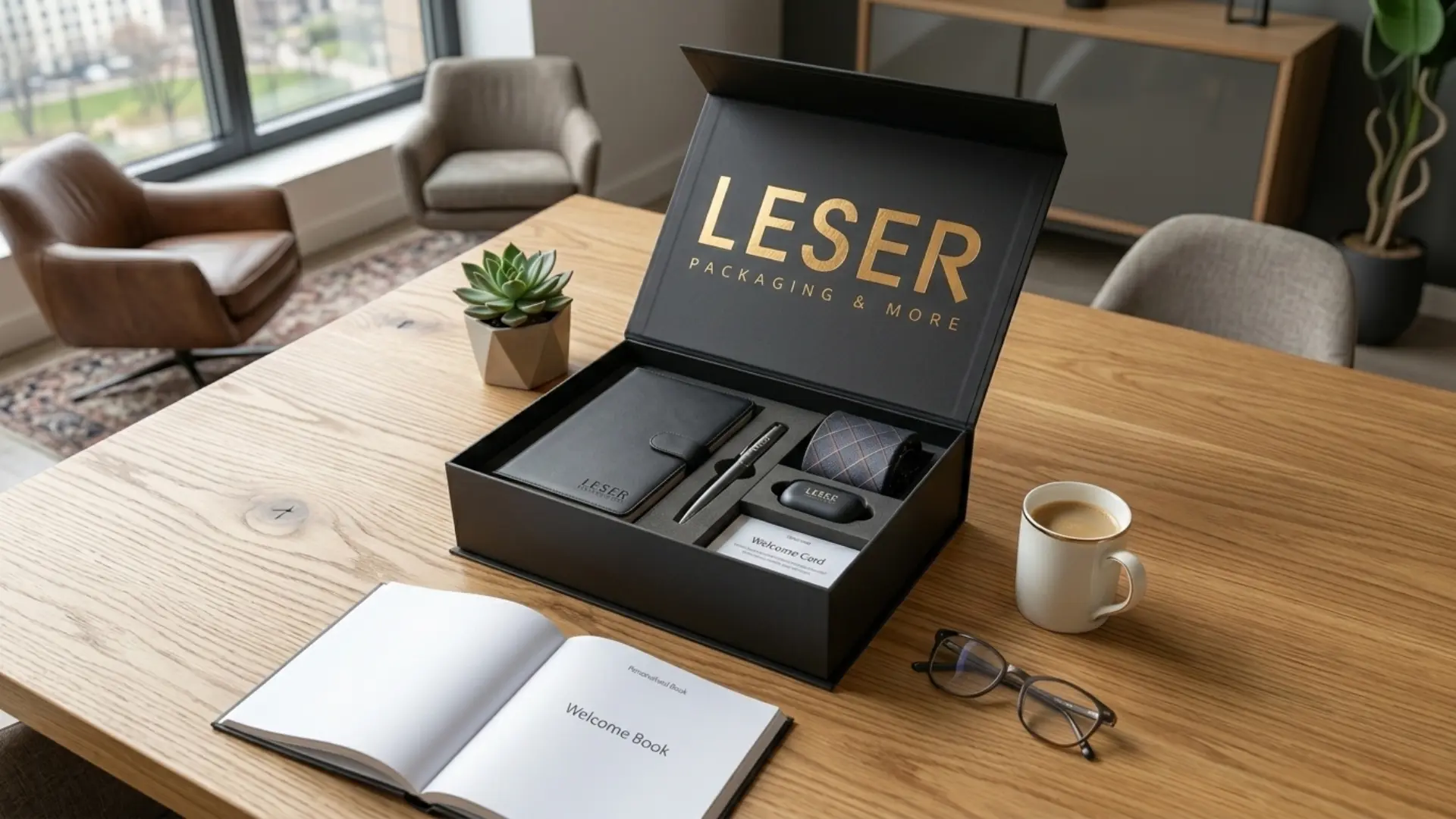 Tu caja de bienvenida.Tan personalizada como tu marca.