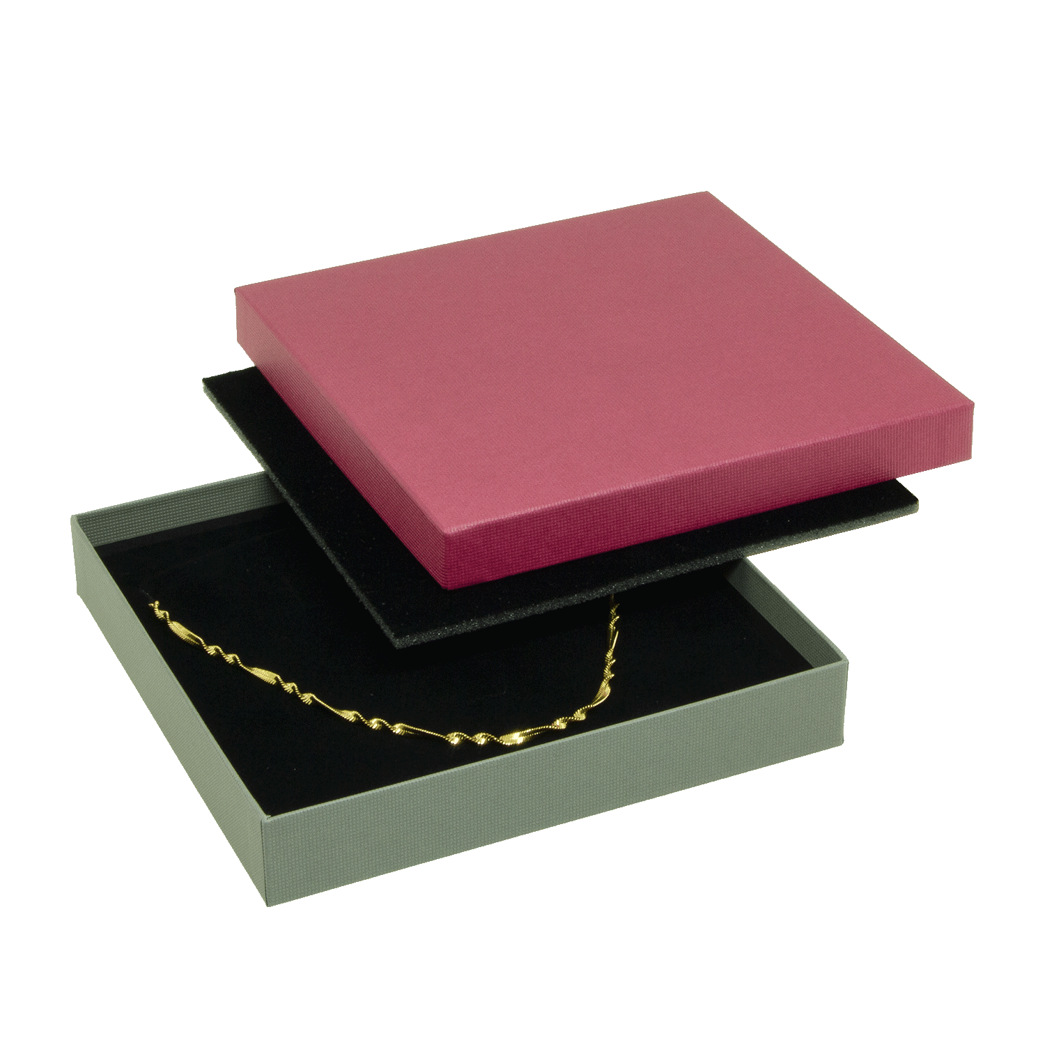 Cajas de joyería de cartón para collares